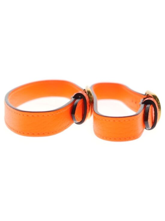 Gucci Diana Logo Leather Belt Orange Set